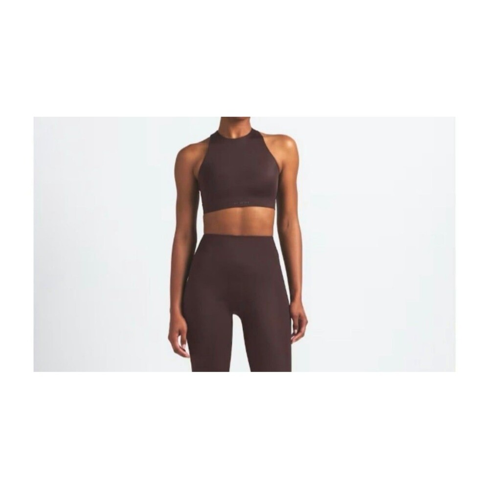 Skims Nike Nikeskims Shine High Neck Bra - Picture 6 of 8